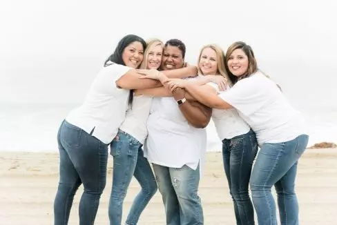 Redondo Beach Dental Group team on the beach 2