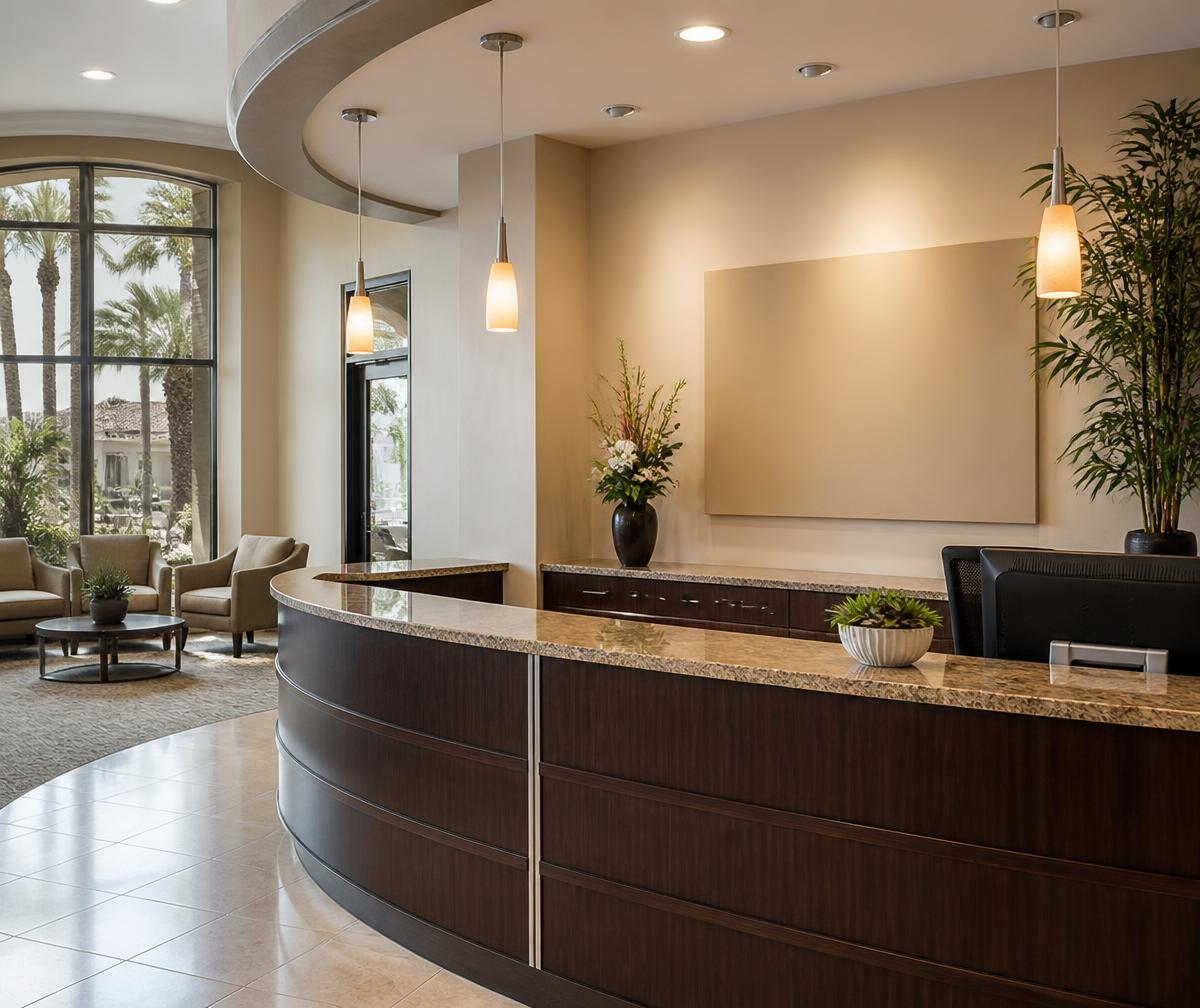 Front desk at Redondo Beach Dental Group